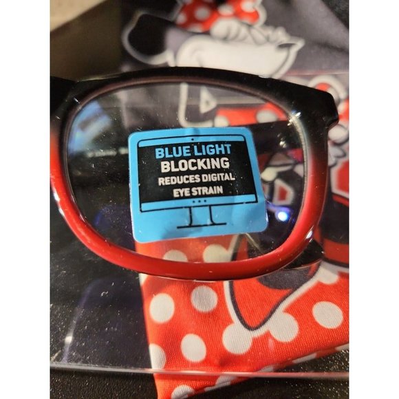 Disney Glasses Minnie Mouse Blue Light Blocking Computer Glasses for Girls NWT - Picture 2 of 3